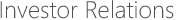 Investor Relations
