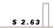 $2.63